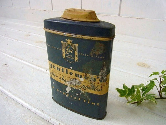 【Lorie】アフターシェイブパウダー・ヴィンテージ・ティン缶/パウダー缶 USA