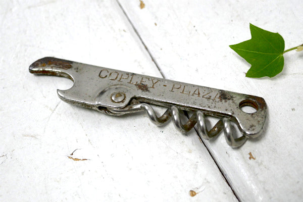 COPLEY PLAZA アドバタイジング・ビンテージ・ワインオープナー 栓抜き キーホルダー US