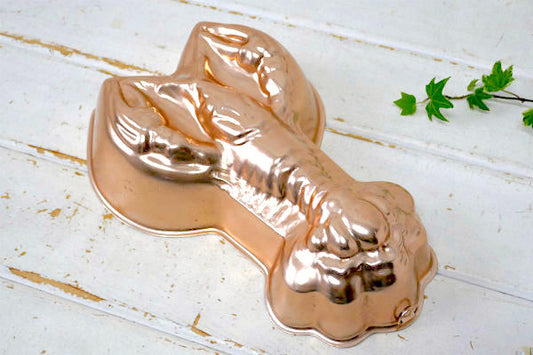 ロブスター アルミ製 ヴィンテージ モールド 菓子型 ゼリーモールド 壁飾り キッチン雑貨