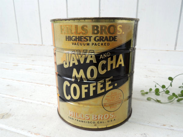 【COFFEE・ヒルスコーヒー】サンフランシスコ・カリフォルニア・ブリキ缶・USA・TIN缶