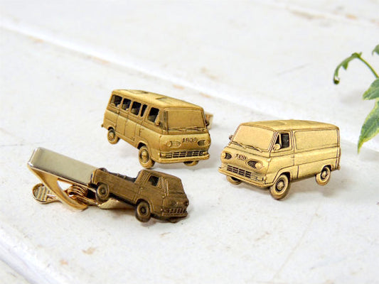 FORD フォードトラック&エコノライン・VANLIFE・ビンテージ・タイピン&カフスボタン US