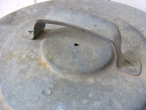 ハンドル付き・ブリキ製・ヴィンテージ・ダストボックス/ごみ箱/トラッシュカン USA