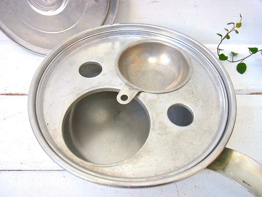 【WEAR-EVER】ポーチドエッグ・ヴィンテージ・アルミパン・鍋・USA・キッチン雑貨・調理器具