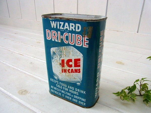 【DRI-CUBE】ICE IN CANS・保冷剤・ヴィンテージ・ティン缶　USA