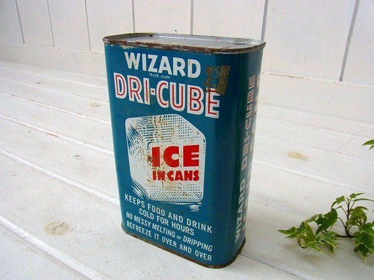 【DRI-CUBE】ICE IN CANS・保冷剤・ヴィンテージ・ティン缶 USA
