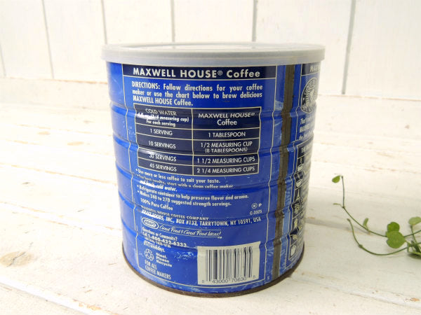 【MAXWELL HOUSE】コーヒー缶・ブリキ缶・COFFEE・ティン缶・収納/キッチン
