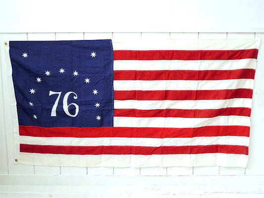 13★76 記念物 星条旗 アメリカ USA フラッグ アメリカンビンテージ デッドストック 旗