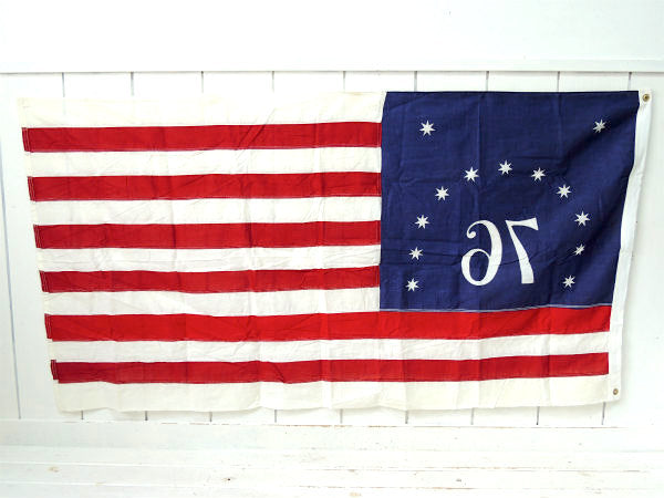 13★76 記念物 星条旗 アメリカ USA フラッグ アメリカンビンテージ デッドストック 旗