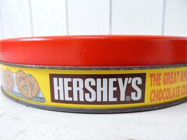 【HERSHEY'S】ハーシーチョコレート×プレッツェル・ヴィンテージ・ティン缶/ブリキ缶 USA