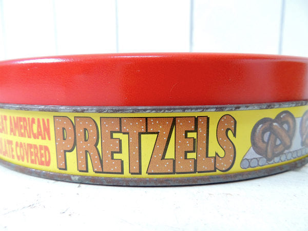 【HERSHEY'S】ハーシーチョコレート×プレッツェル・ヴィンテージ・ティン缶/ブリキ缶 USA