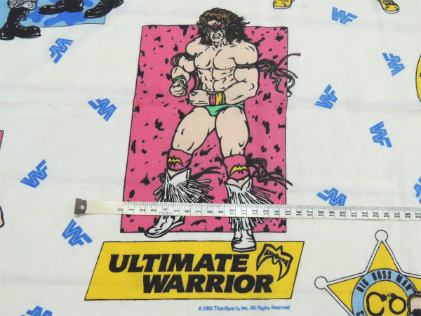 【WWF】アメリカ・プロレスラー・ハルクホーガン・ビンテージ・ユーズドシーツ・キャラクター・リング