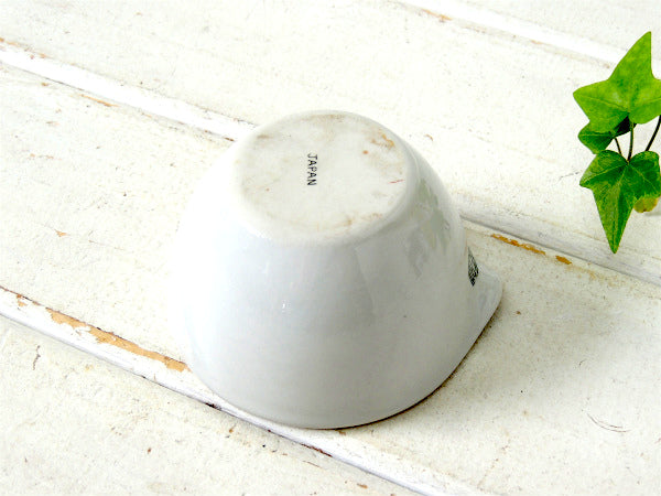 【KERN/JAPAN】ちいさな可愛いサイズ・白磁・アンティーク・乳鉢&乳棒セット
