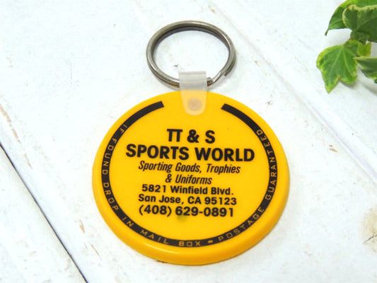 【スポーツ・ユニフォーム】アドバタイジング・デッドストック・ビンテージ・キーホルダー