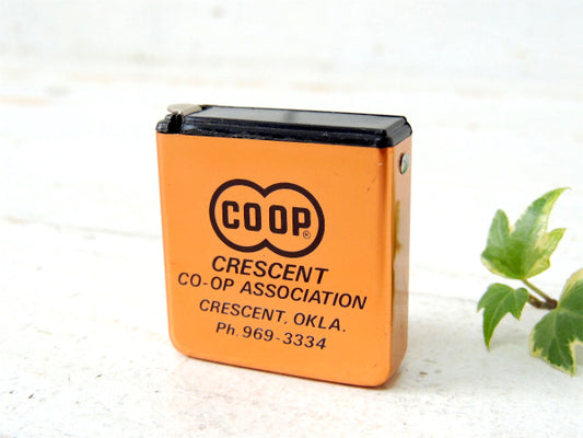 COOP CRESCENT アドバタイジング USA ヴィンテージ メジャーテープ 巻尺 DIY