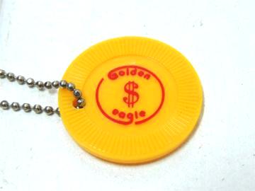 【Golden Eagle・カジノ】デッドストック・ヴィンテージ・キーホルダー・アドバタイジング