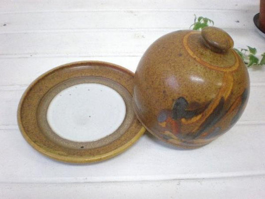 Davis 陶磁器 作家物 USA アンティーク チーズドーム ケーキドーム レトロモダン キッチン雑貨