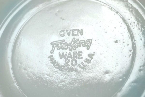 Fire King ファイヤーキング ボニーブルー 花柄 ヴィンテージ カップ&ソーサー 食器