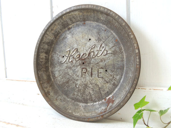 【Hecht's・PIE】ティン製・アンティーク・パイ皿・パイプレート・オールド・アメリカンスタイル