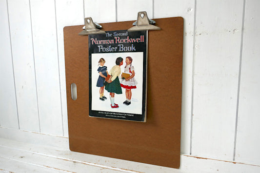 Buill ビッグサイズ クリップ2個付き ヴィンテージ バインダー クリップボード ディスプレイ