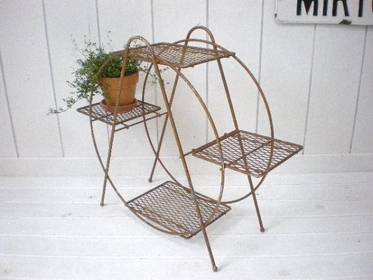 【METAL SHELF/USA】ヴィンテージ/メタルシェルフ/ディスプレイ棚