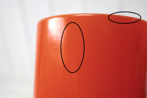 FireKing ファイヤーキング オレンジ スタッキング マグカップ ヴィンテージ 食器 USA