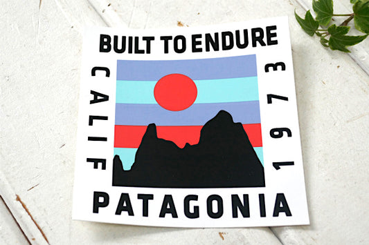 パタゴニア・patagonia BUILT TO ENDURE 1973 カリフォルニア ステッカー