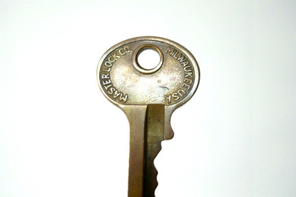 ライオン マスターロック Master USA・ヴィンテージ・キー・鍵・key・真鍮製