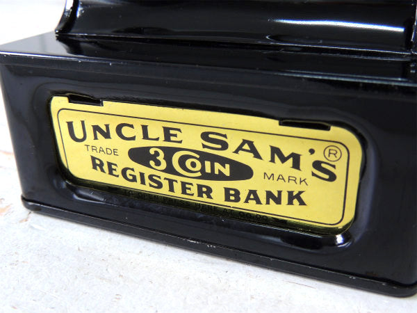 UNCLE SAM'S レジスター・ブリキ製・ヴィンテージ・コインバンク・貯金箱・おもちゃ・箱付