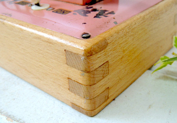 【KAYANEE】おもちゃ・サーモンピンク・ヴィンテージ・子供用ミシン・トイミシン・おもちゃ