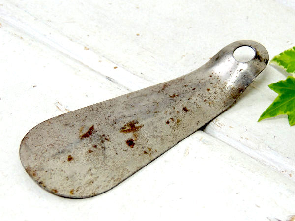 US アイオワ・STAR イーグル&四つ葉 クローバー・ビンテージ・シューホーン・靴ベラ 小物