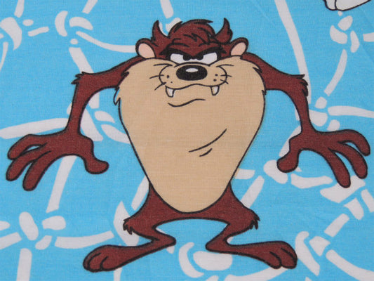 【ルーニーテューンズの仲間たち】バスケットボール柄・ユーズドシーツ(フラットタイプ) USA