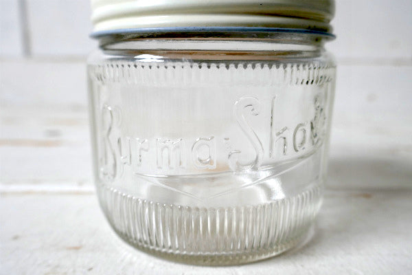 Burma Sheave USA ヘーゼルアトラス BARBER アンティーク・ガラス・瓶・ 床屋