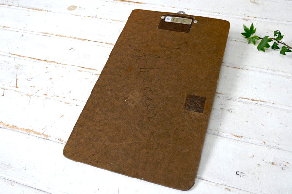 USA ロングサイズヴィンテージ クリップボード バインダー 文房具 オフィス雑貨