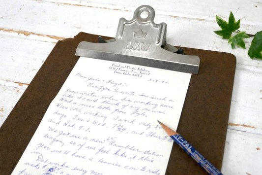 A&W・ヴィンテージ・クリップボード US バインダー・ステーショナリー 文房具