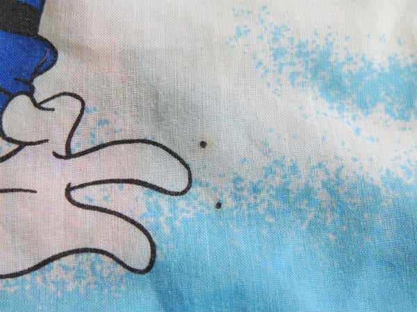 【ミッキー&フレンズー】ディズニー・飛行船・ヴィンテージ・ユーズドシーツ(ボックスタイプ) USA