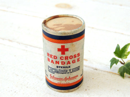 ジョンソン&ジョンソン 包帯 ② 紙箱 メディスン パッケージ USA アメリカ赤十字社