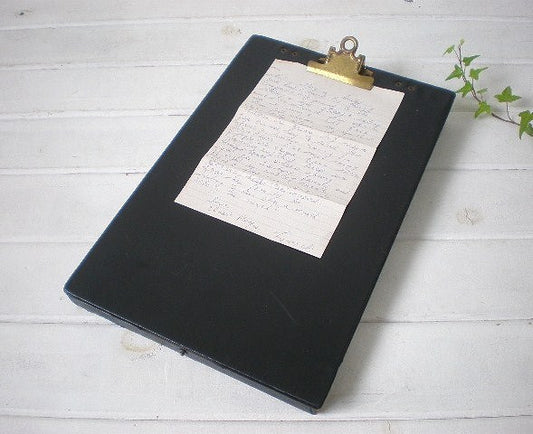 書類入れ付き ヴィンテージ・バインダー/クリップボード USA