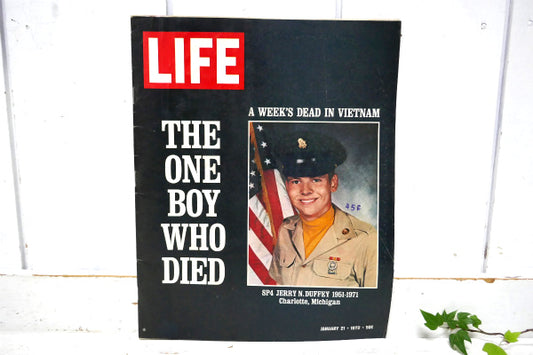 LIFE ライフ USA・ヴィンテージ・雑誌・1972/1/21・広告・アドバタイジング・印刷物
