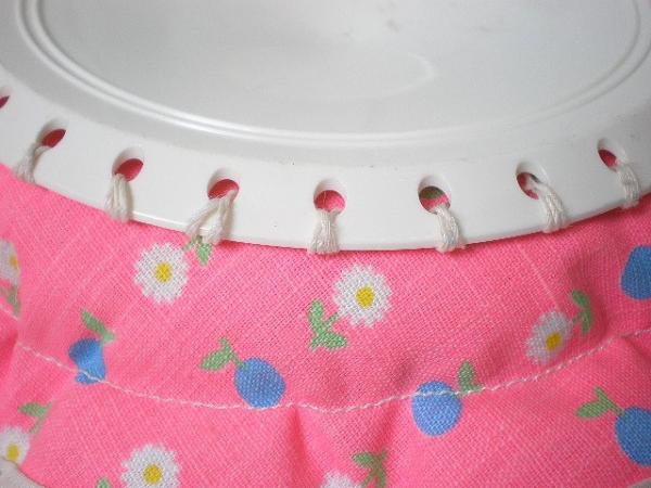 【花柄・フラワー】ヴィンテージ・ピンクッション・針山 USA・裁縫道具