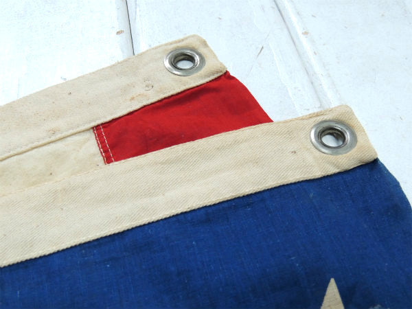 【1912y〜1959y・48スター】希少価値・大きなアンティーク・星条旗/アメリカンフラッグ