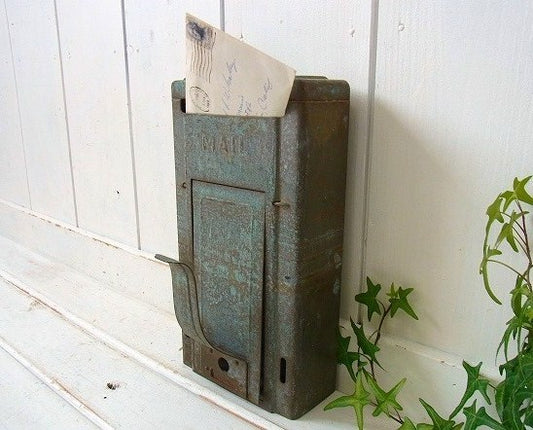 【TRINE】真鍮製・アンティーク・メールボックス/郵便受け/ポスト USA