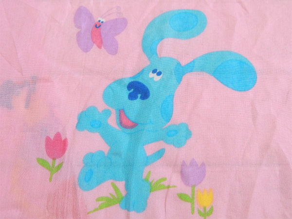 【ブルーズクルーズ】可愛い子犬ブルー・ピンク色・ユーズドシーツ(ボックスタイプ) USA