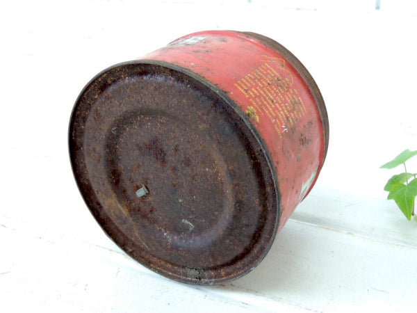 【フォルジャーズ】赤色・1959's・ブリキ製・ビンテージ・コーヒー缶/ティン缶/USA