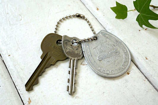 グッドラック ラスベガス シルバーバード ホテル&カジノ ビンテージ キーホルダー US 鍵2本