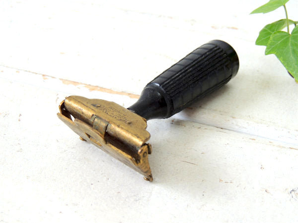 GEM NY ニューヨーク ブルックリン 1912's アンティーク 髭剃り シェービング BARBER USA 理髪店