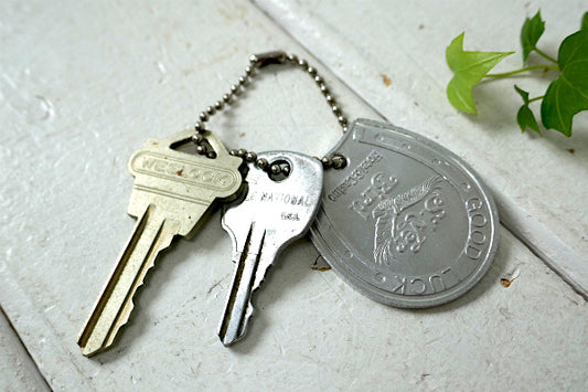 馬の蹄鉄 ラスベガス シルバー バードホテル&カジノ 鍵2本 アドバタイジング・キーホルダー US