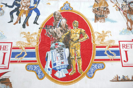 スターウォーズ ジェダイの帰還 1983年 ヴィンテージ ユーズドシーツ(フラットタイプ) USA