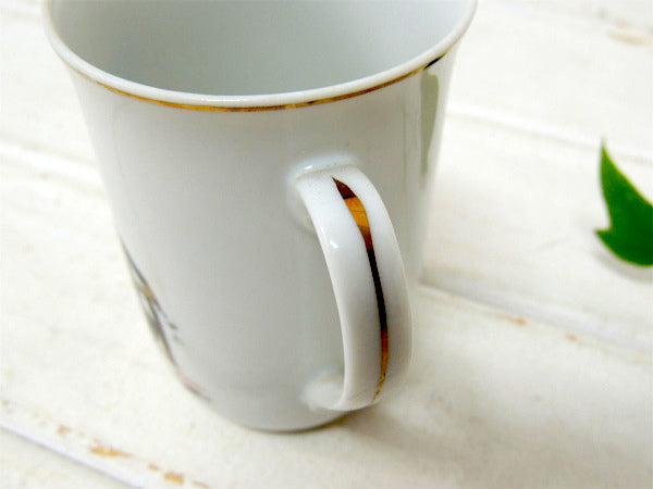 【ノーマンロックウェル】サンセット・デッドストック・未使用・ヴィンテージ・陶器製マグカップ