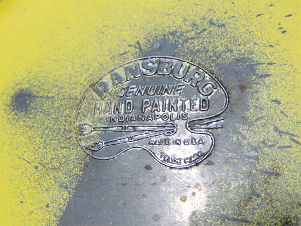 USA ランズバーグ イエロー・花柄・アンティーク・キャニスター・3個セット 保存容器 カントリー