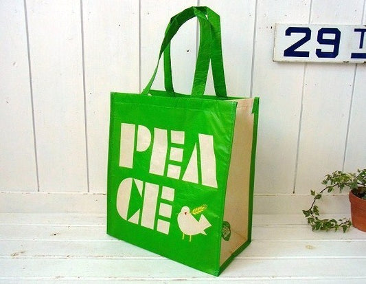 【WHOLE FOODS MARKET】ホールフーズ・“PEACE”エコバッグ(大)